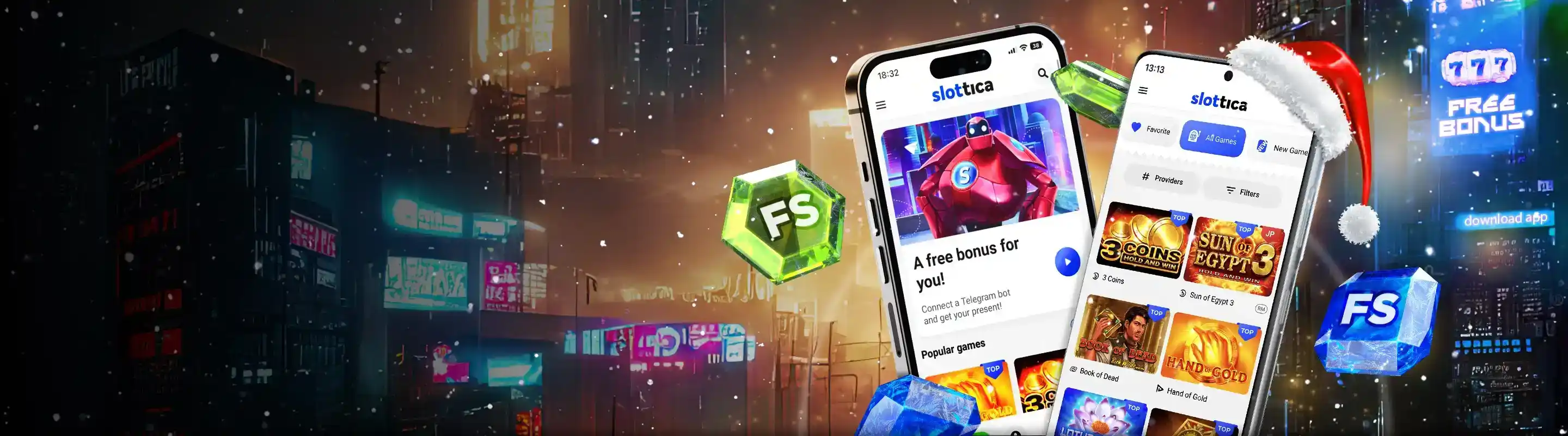 Slottica Casino Banner